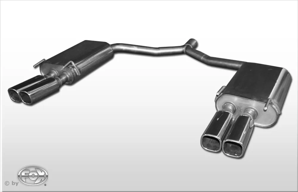 Opel Vectra C Caravan  Endschalldämpfer rechts/links zweiflutig - 2x78x75 Typ 70 rechts/links