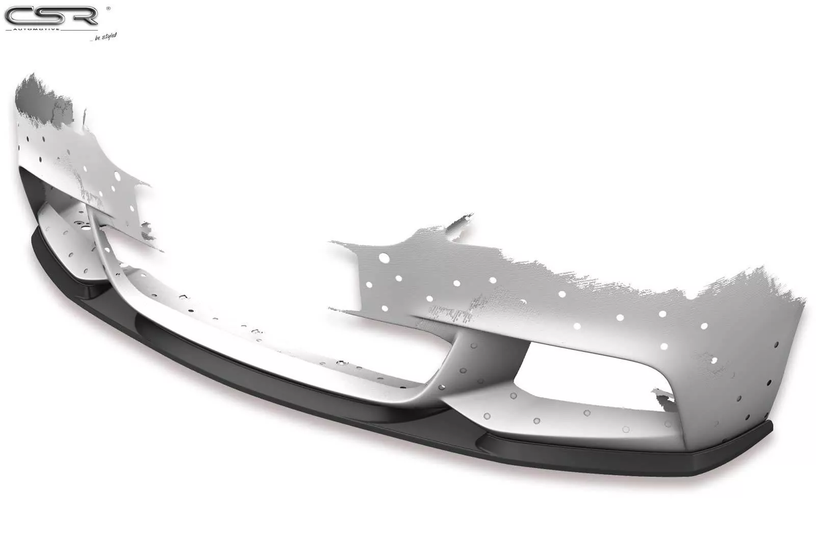 Cup-Spoilerlippe mit ABE für BMW 5er F10/F11 M-Paket CSL412-M Carbon Look (matt)