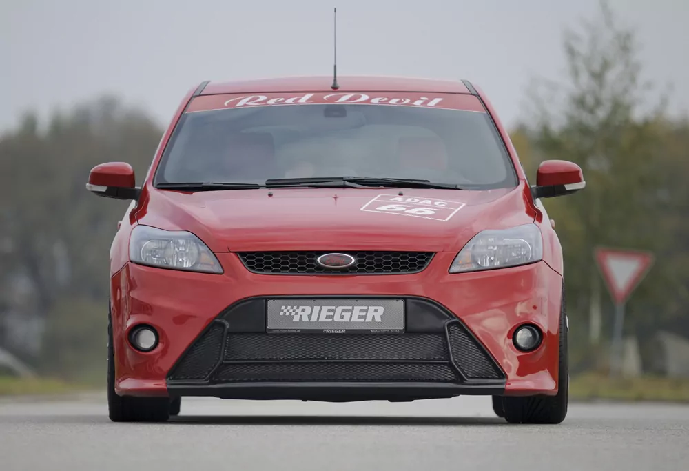 Rieger Spoilerstoßstange für Ford Focus 2 - 3-tür. 02.08-01.11 (ab Facelift) carbon optik