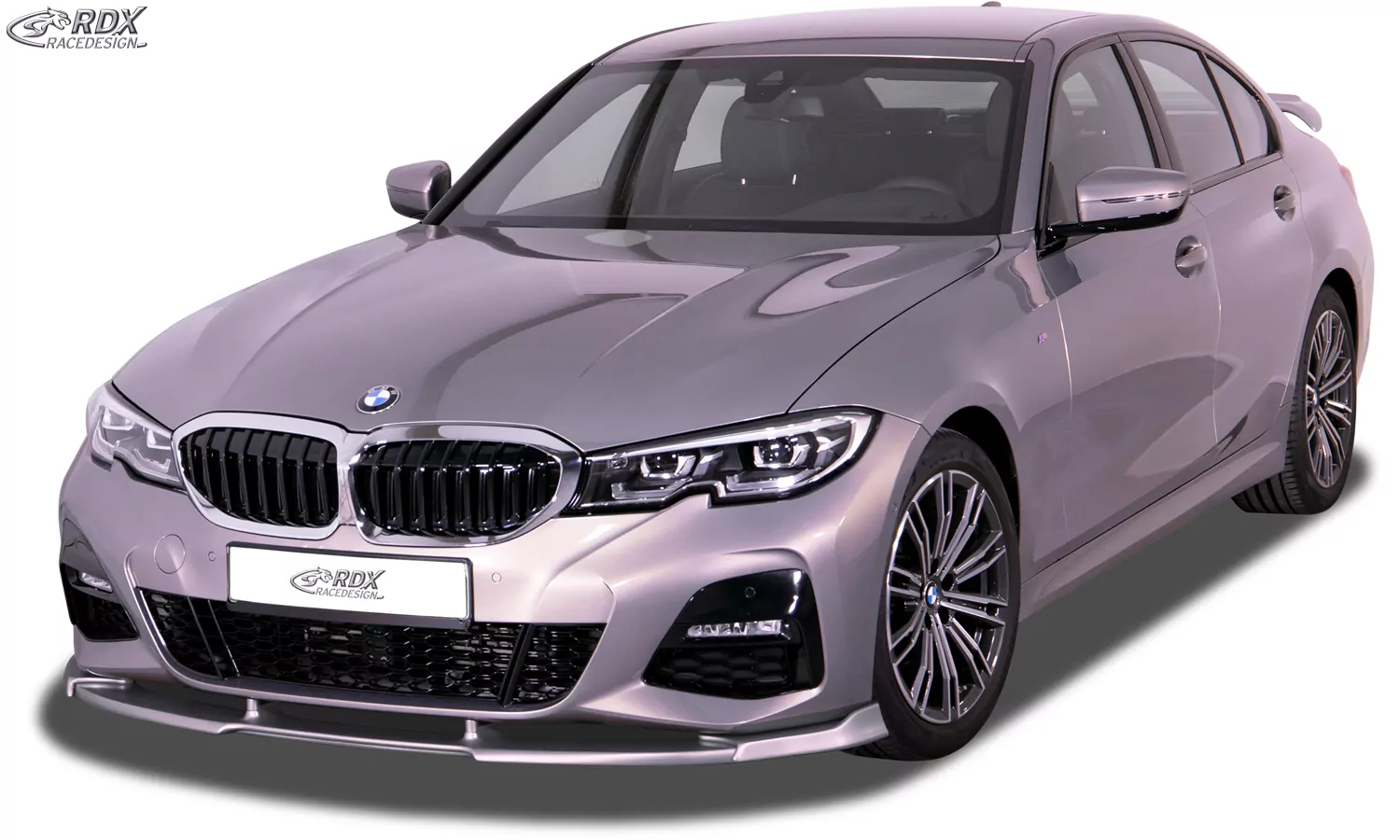 RDX Frontspoiler VARIO-X für BMW 3er G20 / G21 M-Sport und mit M-Aerodynamikpaket Frontlippe Front Ansatz Vorne Spoilerlippe