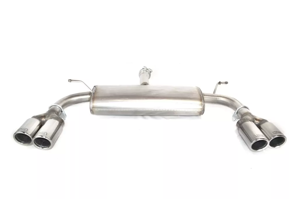 Ulter Sportauspuff für Ford Focus IV 2018- 4 Duplex Endrohre rund Ø70