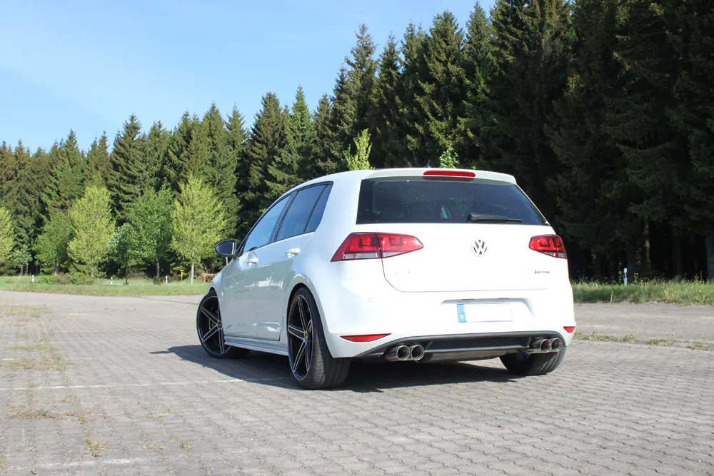 VW Golf VII 4-Motion  Endschalldämpfer quer Ausgang rechts/links - 2x80 Typ 25 rechts/links