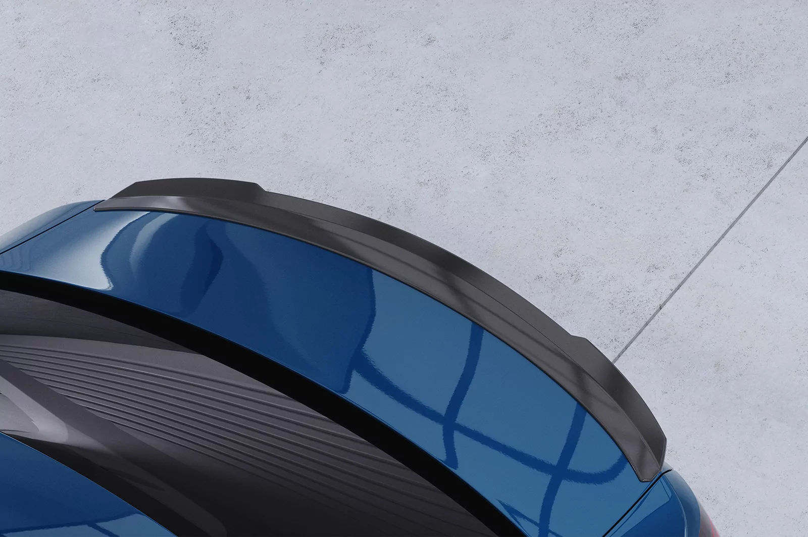 Heckflügel mit ABE für Mercedes Benz A-Klasse V177 Limousine HF690 Strukturiert (schwarz matt)