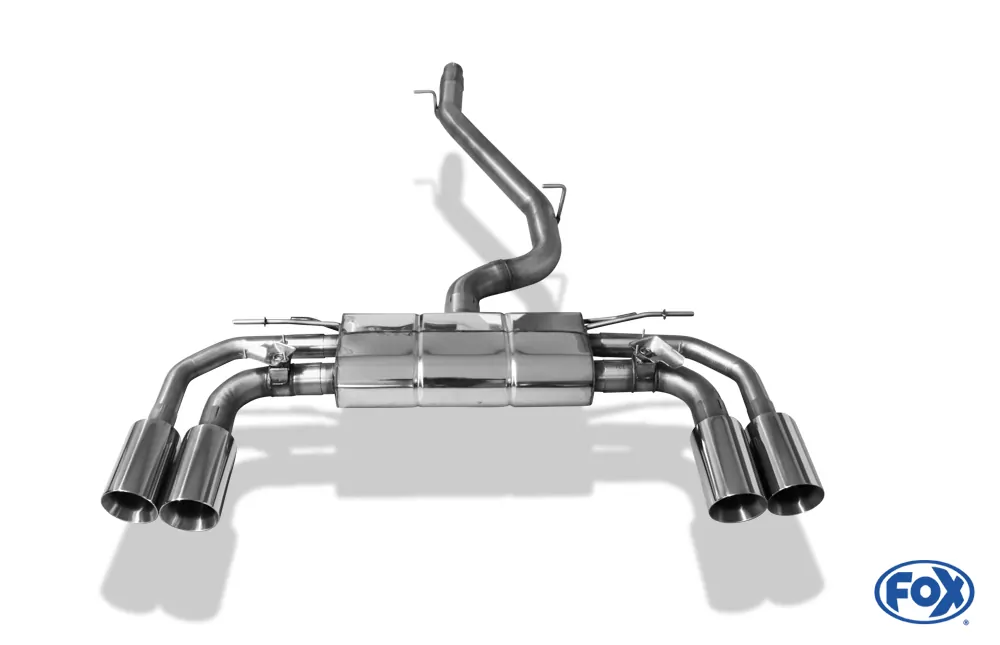 Audi S3 GY - Limousine  Halbanlage ab OPF mit Abgasklappen - 2x114 Typ 25 rechts/links