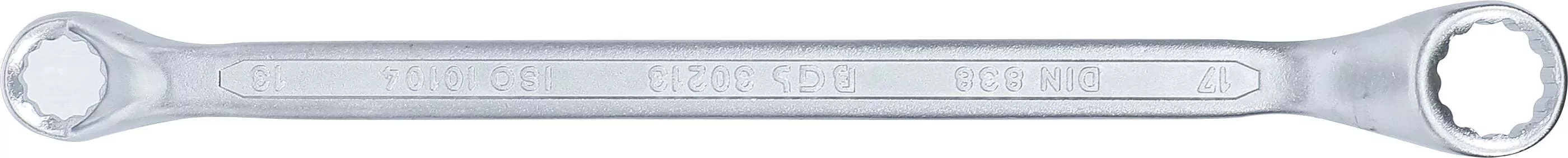 Doppel-Ringschlüssel | tief gekröpft | SW 13 x 17 mm