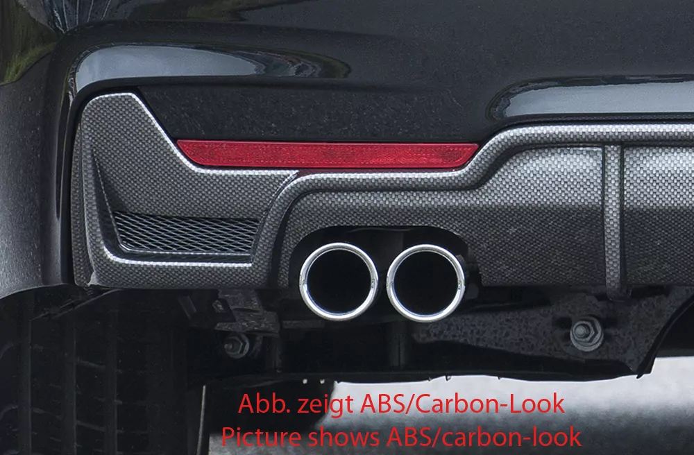 Rieger Heckeinsatz für BMW 4er F33  (3C) | Cabrio 03.13-06.15 (bis Facelift) nur für M-Paket-Heckschürze