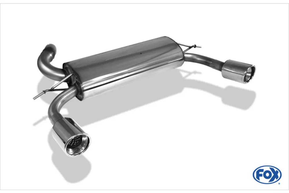 Fox ESD quer Ausgang li/re je Seite 1x100mm Typ17 für Ford Focus 2 ST 3-tür. 02.08-01.11 (ab Facelift)