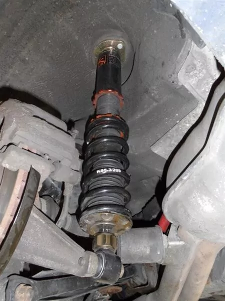 K-Tec BMW 3er E36 (3B, 3/B, 3C, 3/C) Gewindefahrwerk Sport mit Upside/Down-Federbein hinten
