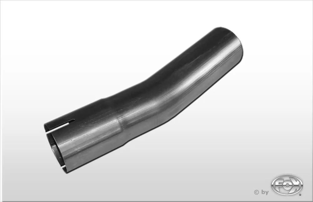Uni-Rohrbogen 15° geweitet - d1Ø 88,9mm  Schenkellänge L1: ca. 240mm - Radius: 135mm
