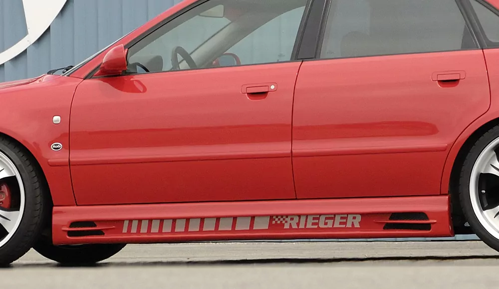 Rieger Seitenschweller für Audi A4 (B5) - Lim. 11.94-98 carbon optik