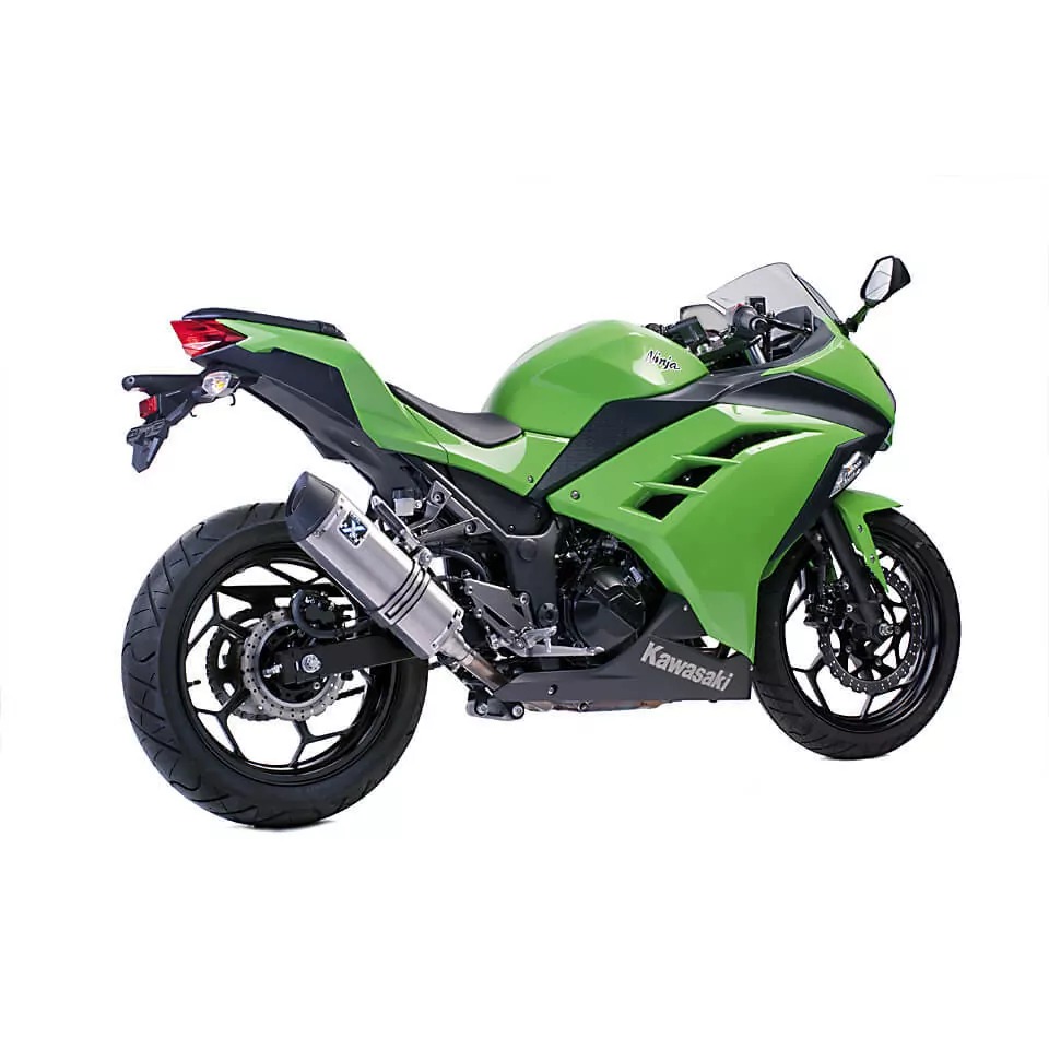 IXIL Hexoval Xtrem Silencer Stainless Steel / Aluminium Black - Triumph Tiger 800/CX - OT4048VSE