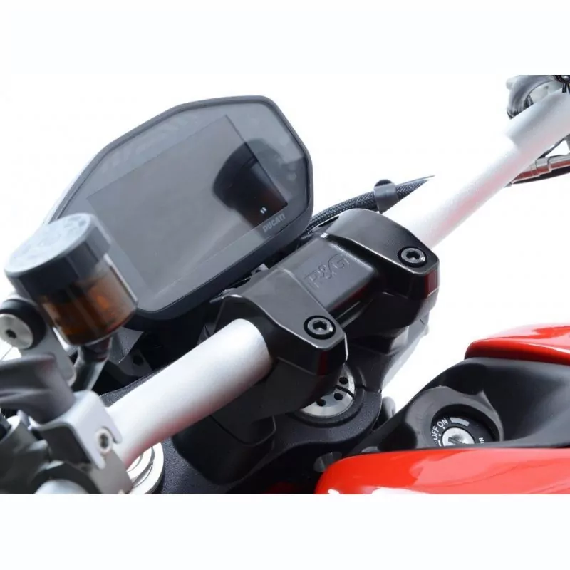 R&G Racing Lenkerklemme Aluminium "black" Ducati Monster 1200