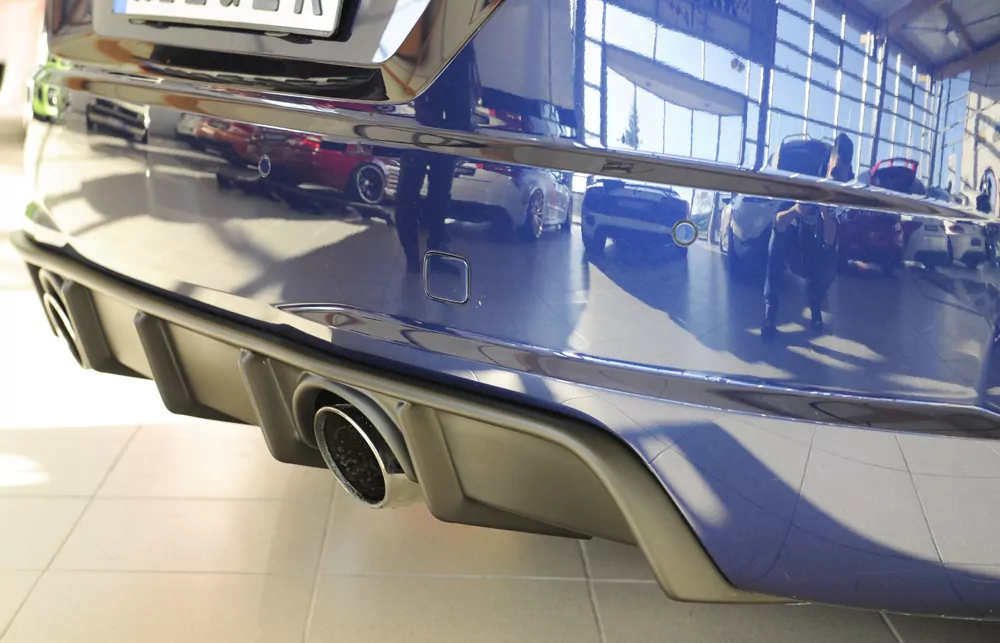 Rieger Heckeinsatz für Audi TT (8J-FV/8S) - Coupé 09.18- (ab Facelift) carbon optik