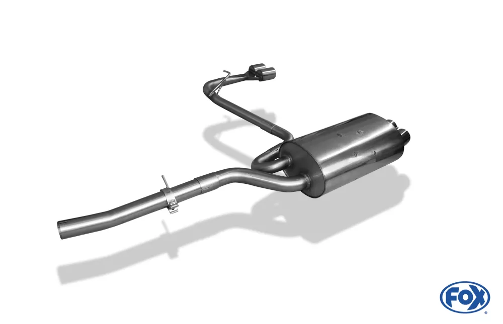 BMW E46 320d  Endschalldämpfer Ausgang rechts/links einflutig - 2x76 Typ 10 rechts/links