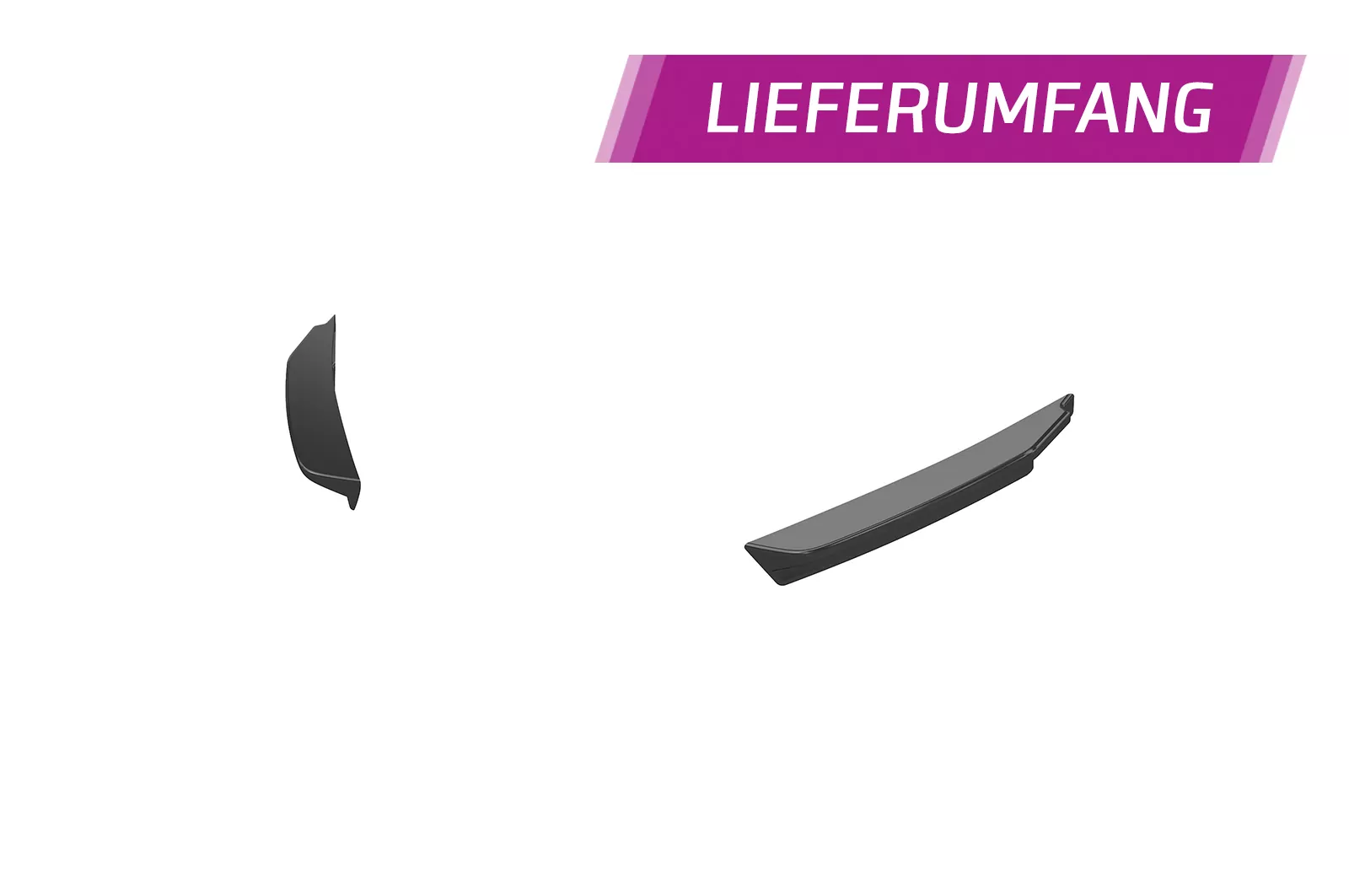 Performance Flaps für Mini F55 / F56 / F57 FP022 Schwarz Strukturiert