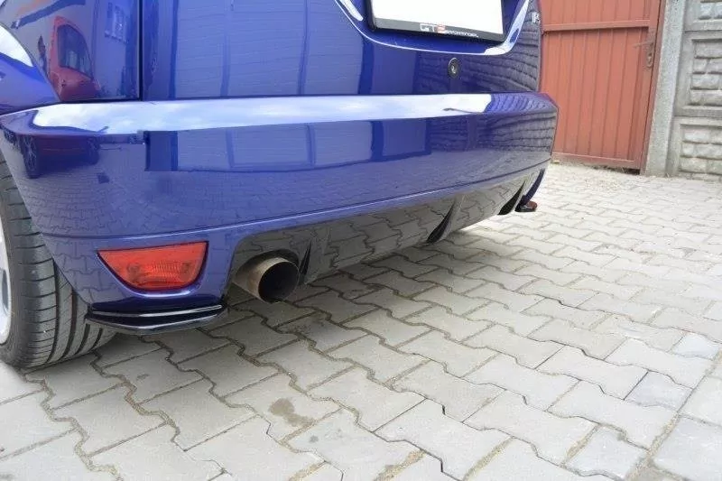 Heck Ansatz Flaps Diffusor Passend Für Diffusor Passend Für FORD FOCUS Mk1 RS Schwarz Hochglanz Schwarz Hochglanz