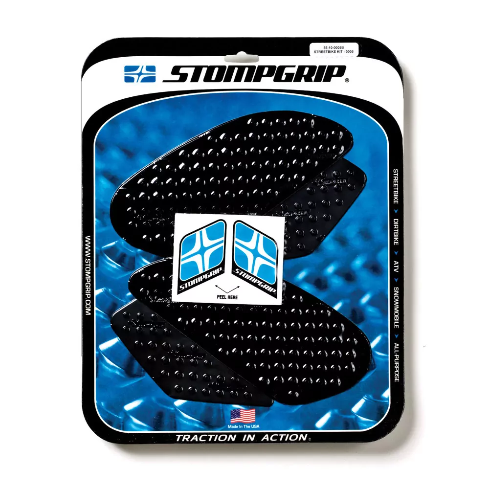 Stompgrip Traction Pad Volcano für Suzuki GSX650 F / ABS 08-14 Schwarz