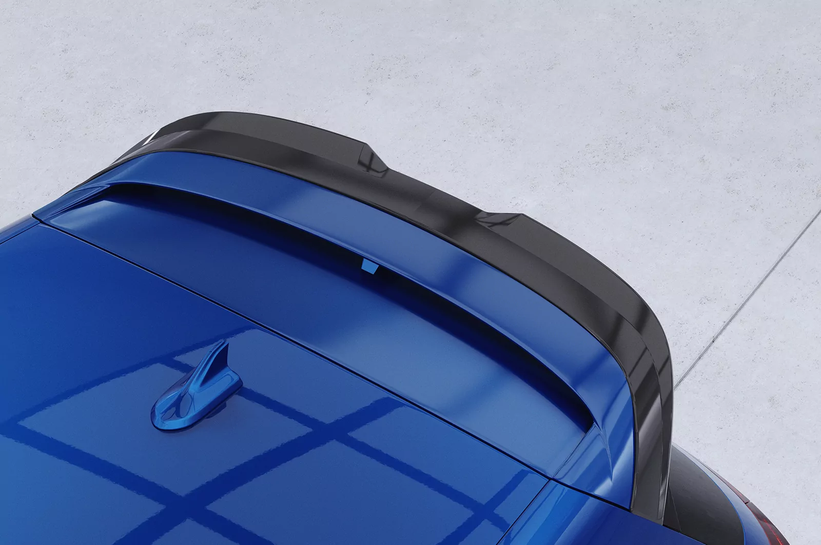 Heckflügel mit ABE für VW Golf 8 GTI Clubsport / R HF785 Schwarz Strukturiert