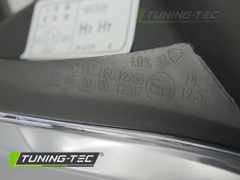 Headlight Black Right Side Tyc Fits Vw Polo 9n3 05-09