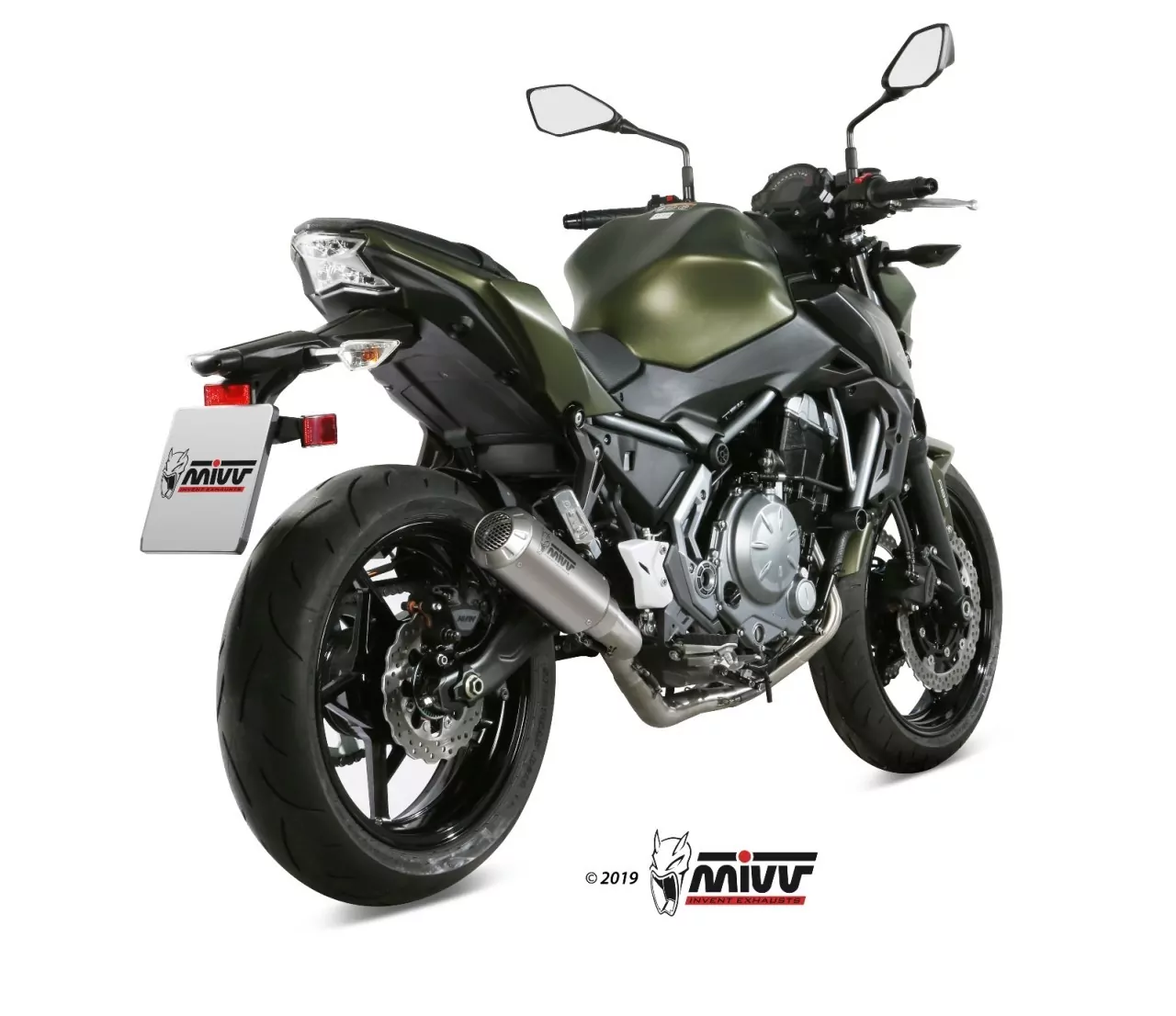 MIVV MK3 Edelstahl KAWASAKI KAWASAKI Z650-Ninja 650 17-23