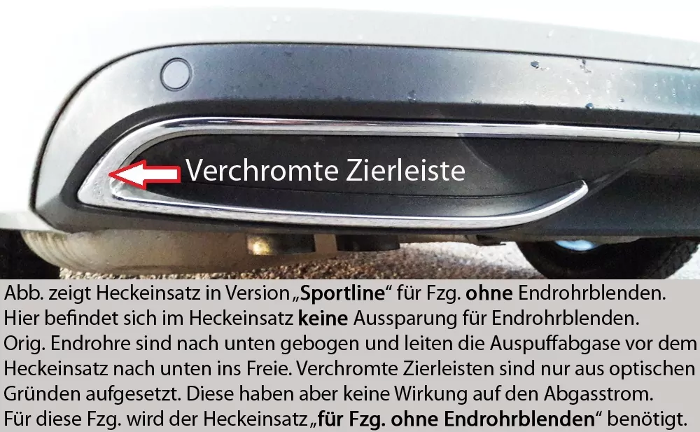 Rieger Heckeinsatz (für gesteckte AHK) glanz schwarz für Skoda Superb III (3T/3V) Combi 08.19- (ab Facelift 2)