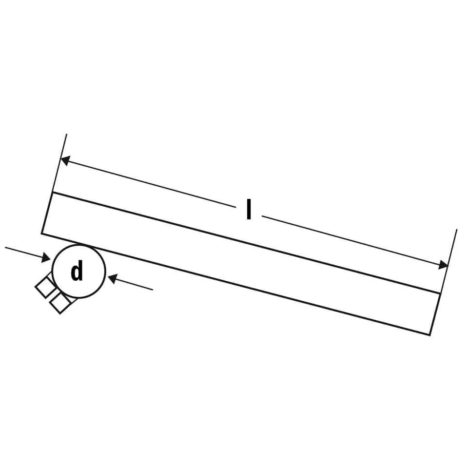 FEHLING Stump Handlebar 28 mm, Length 265 mm