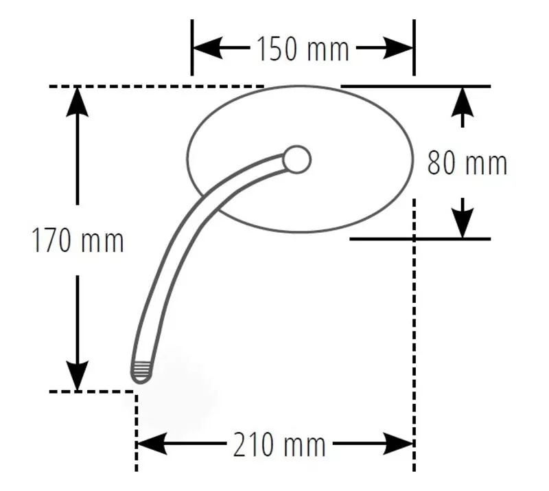 SHIN YO Chromspiegel VIRAGO links / rechts E-geprüft