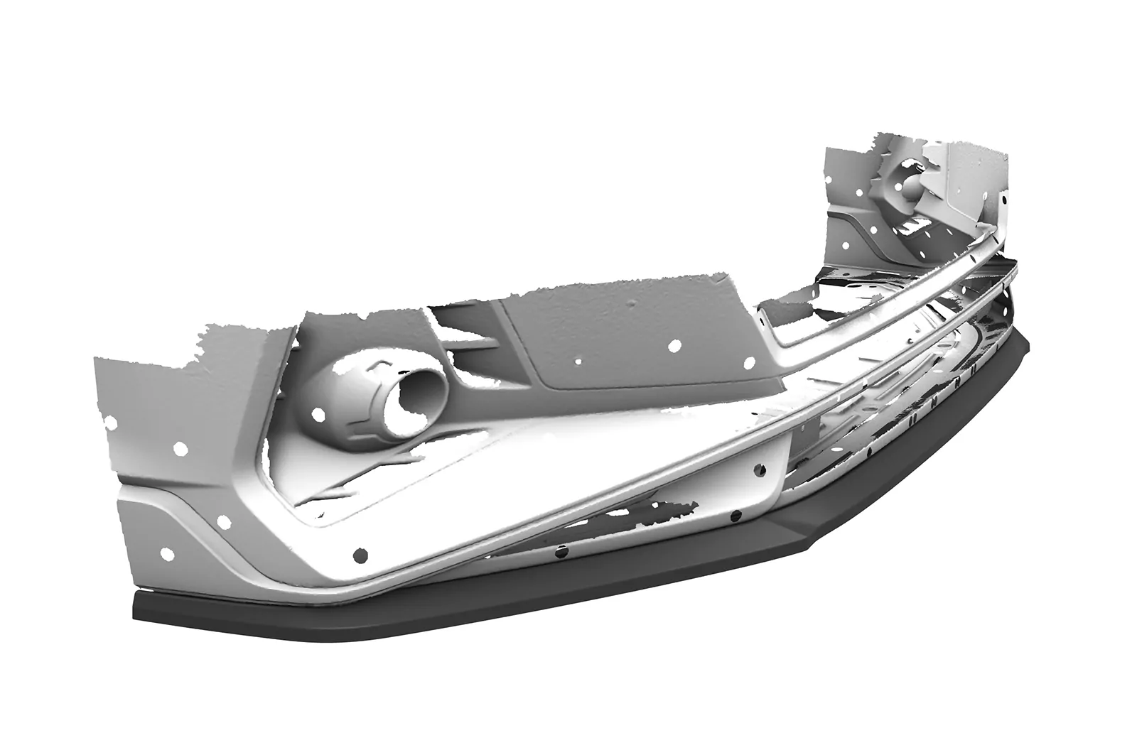Cup-Spoilerlippe mit ABE für Hyundai I20 (BC3) N, N Performance und N-Line CSL588 Schwarz Strukturiert