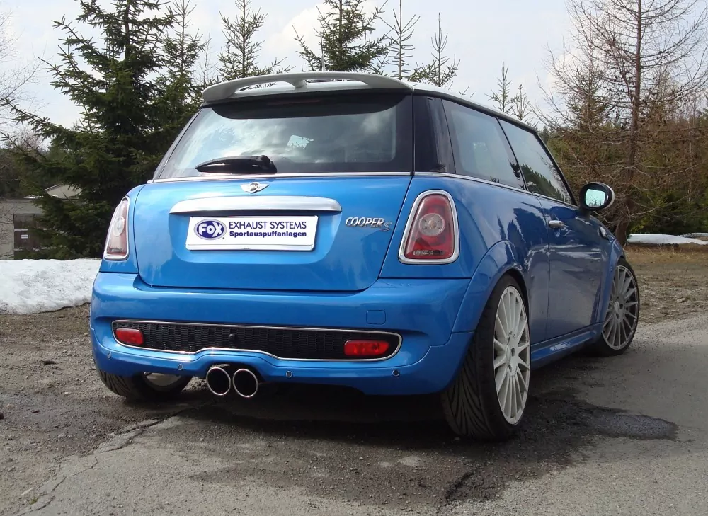 Mini Cooper S R56  Endschalldämpfer Ausgang mittig - 2x100 Typ 16