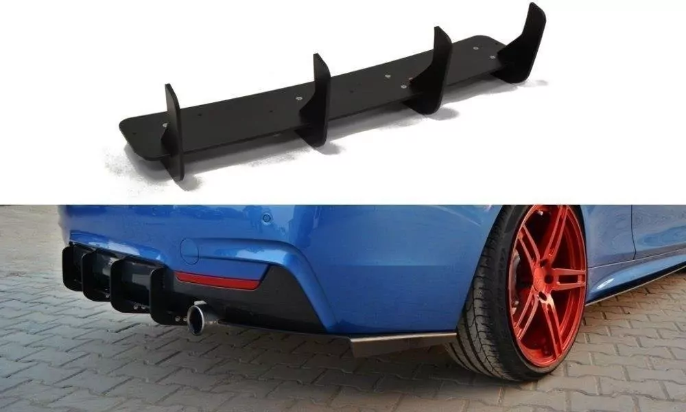 Diffusor Heck Ansatz Für Heckschürze Für & Heck Ansatz Flaps Diffusor Für BMW 4er Coupe / Gran Coupe / Cabrio M-Paket F32 / F36 / F33