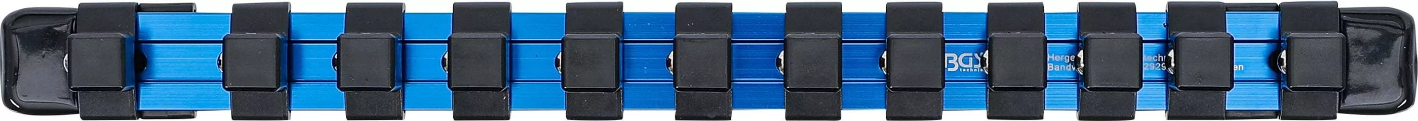 Halteschiene für 12 Steckschlüssel-Einsätze | magnetisch | für Antrieb 12,5 mm (1/2")