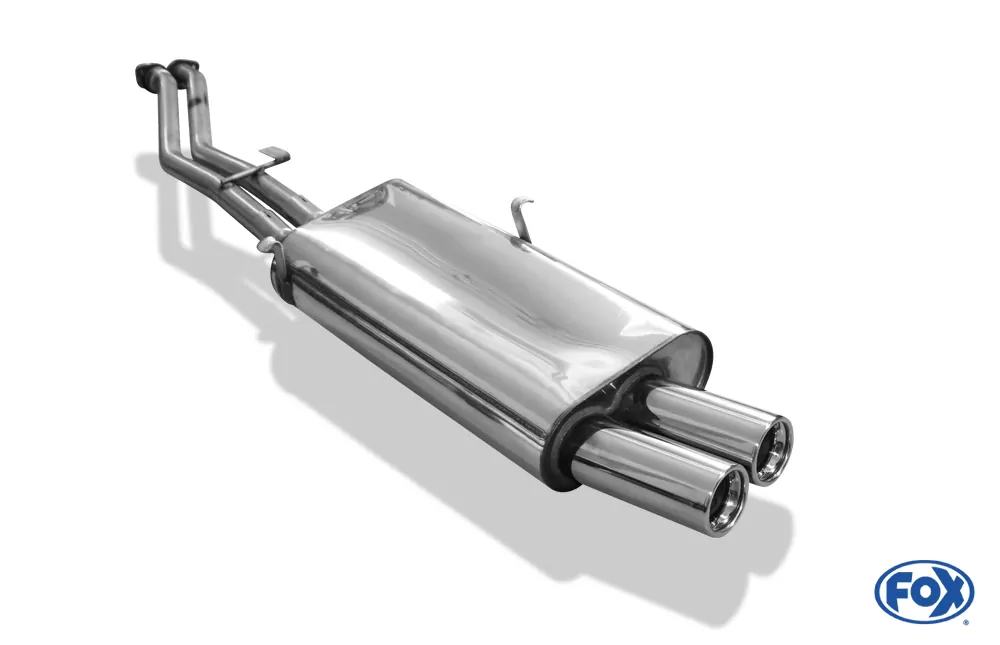 BMW E30 320i/ 325i Facelift  Endschalldämpfer - 2x76 Typ 13