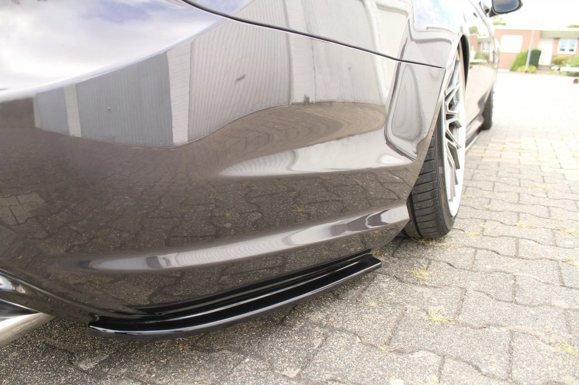 Heck Ansatz Flaps Diffusor Passend Für Diffusor Passend Für MERCEDES CL 500 C216 AMGLINE Schwarz Hochglanz Schwarz Hochglanz