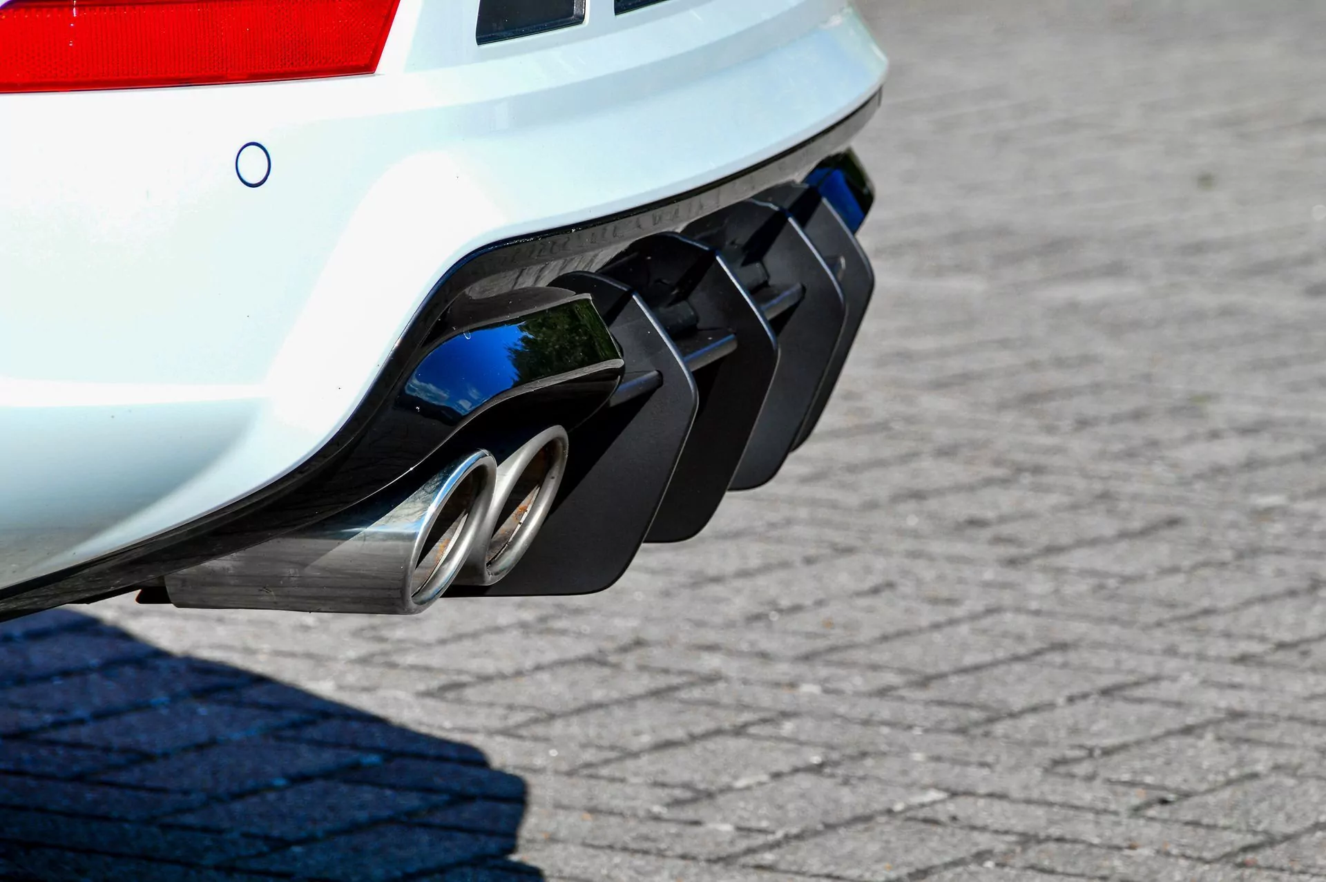 Gefräster Heckansatz Diffusor für Cupra Ateca 5FP ohne AHK