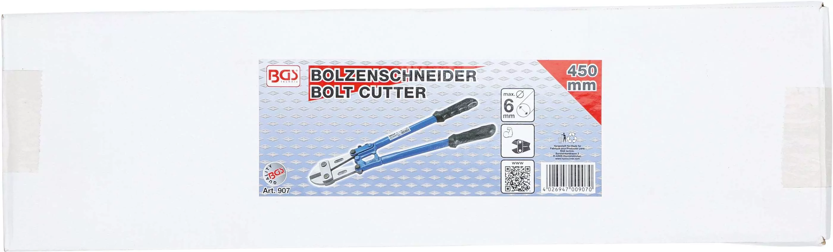 Bolzenschneider mit gehärteten Backen | 450 mm