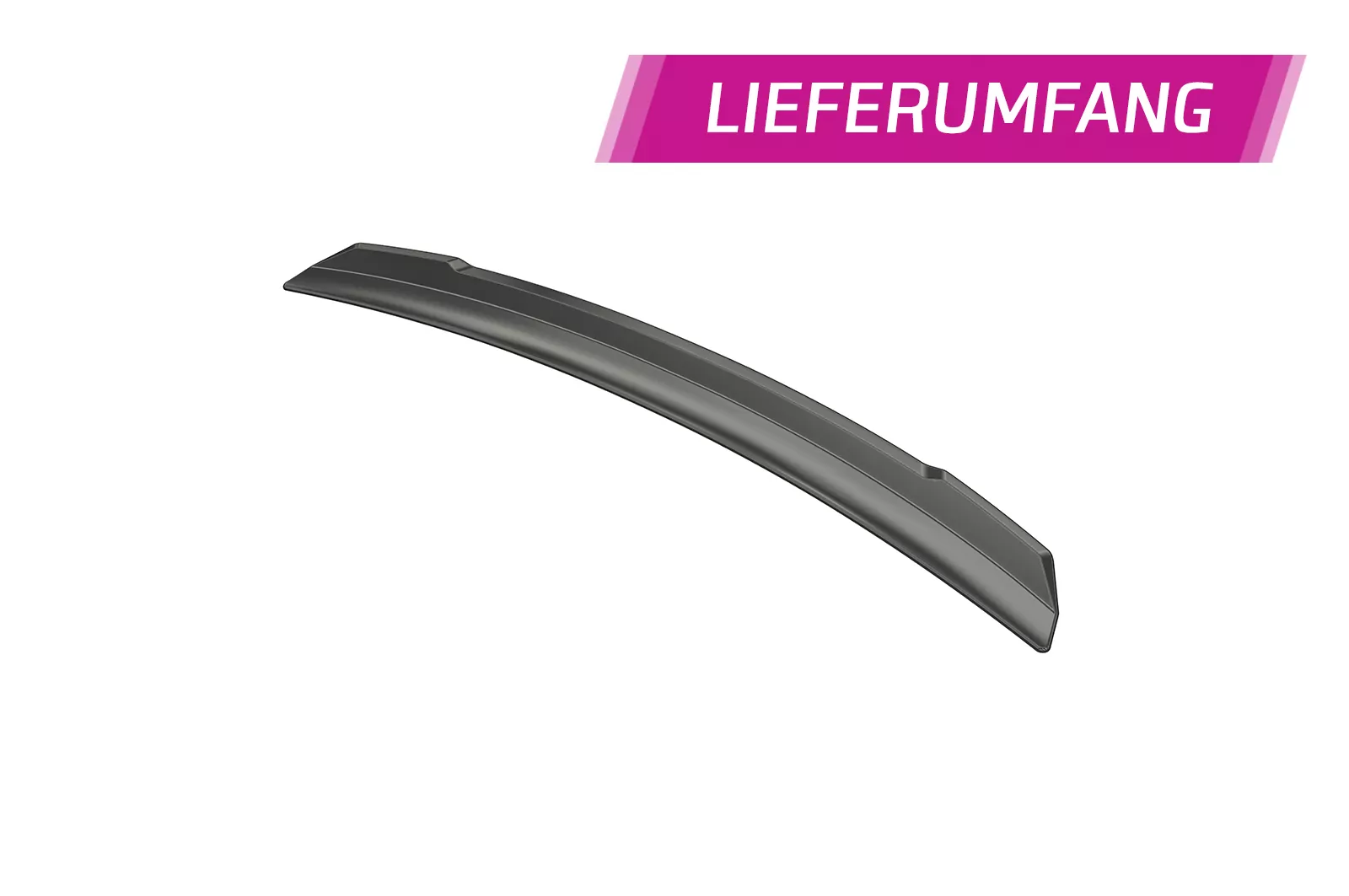 Heckflügel mit ABE für Audi R8 (4S) Spyder HF760 Strukturiert (schwarz matt)