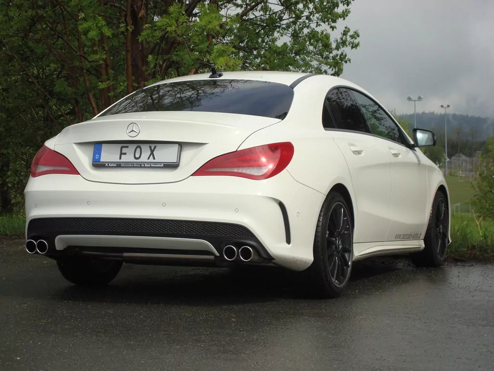 Mercedes CLA - C117/ X117 Frontantrieb  Endschalldämpfer quer Ausgang rechts/links - 2x80 Typ 12 rechts/links