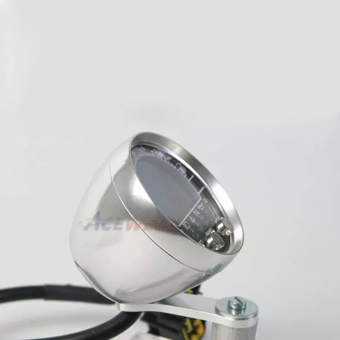 Multifunktionelles Digitalinstrument, Alu-poliert, Aufbau-tacho Drehzahlm.-uhr