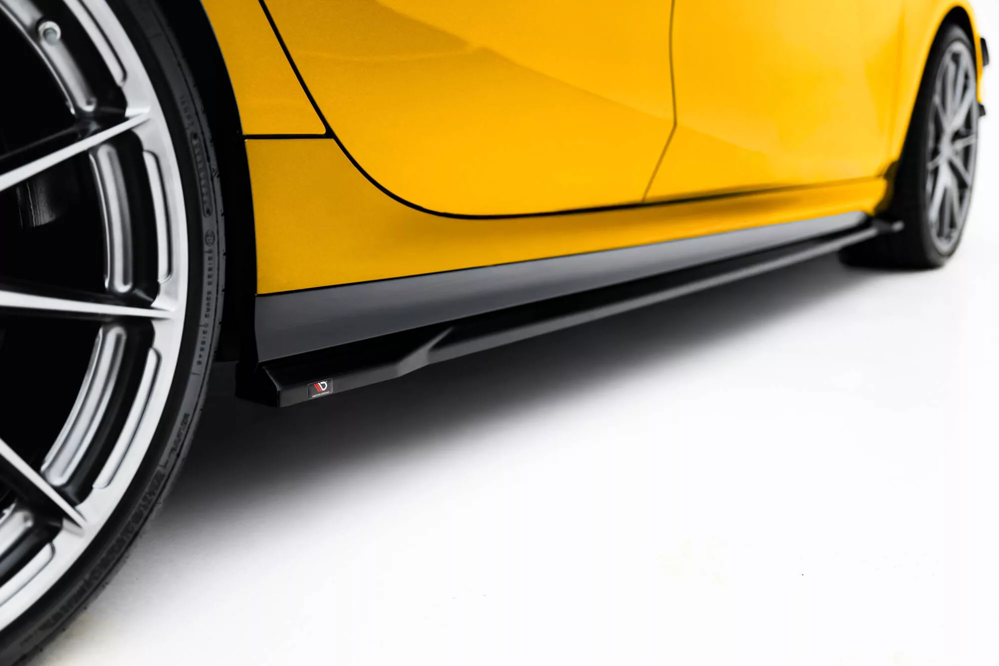 Seitenschweller Ansatz Für V.3 Für BMW M135i / 1 M-Paket F70 Schwarz Hochglanz