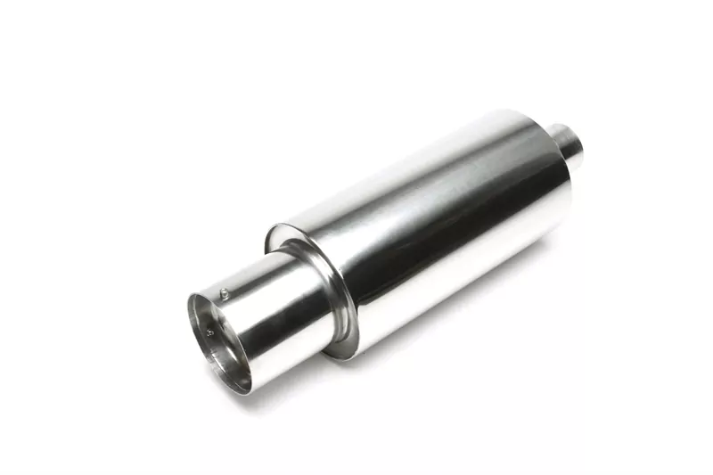 TA Technix Edelstahl Sportendschalldämpfer universal 110 / 40mm rund / scharf