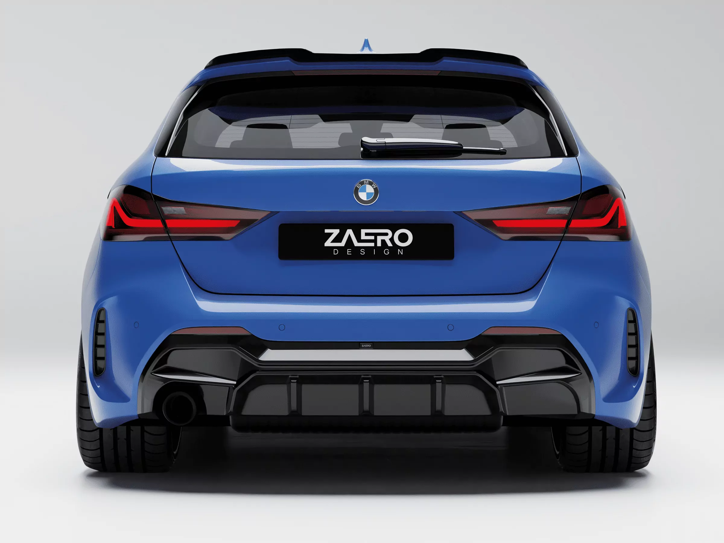 EVO-1 Diffusor für BMW 1er Serie F40 - 116 & 118 (Single Auspuff)