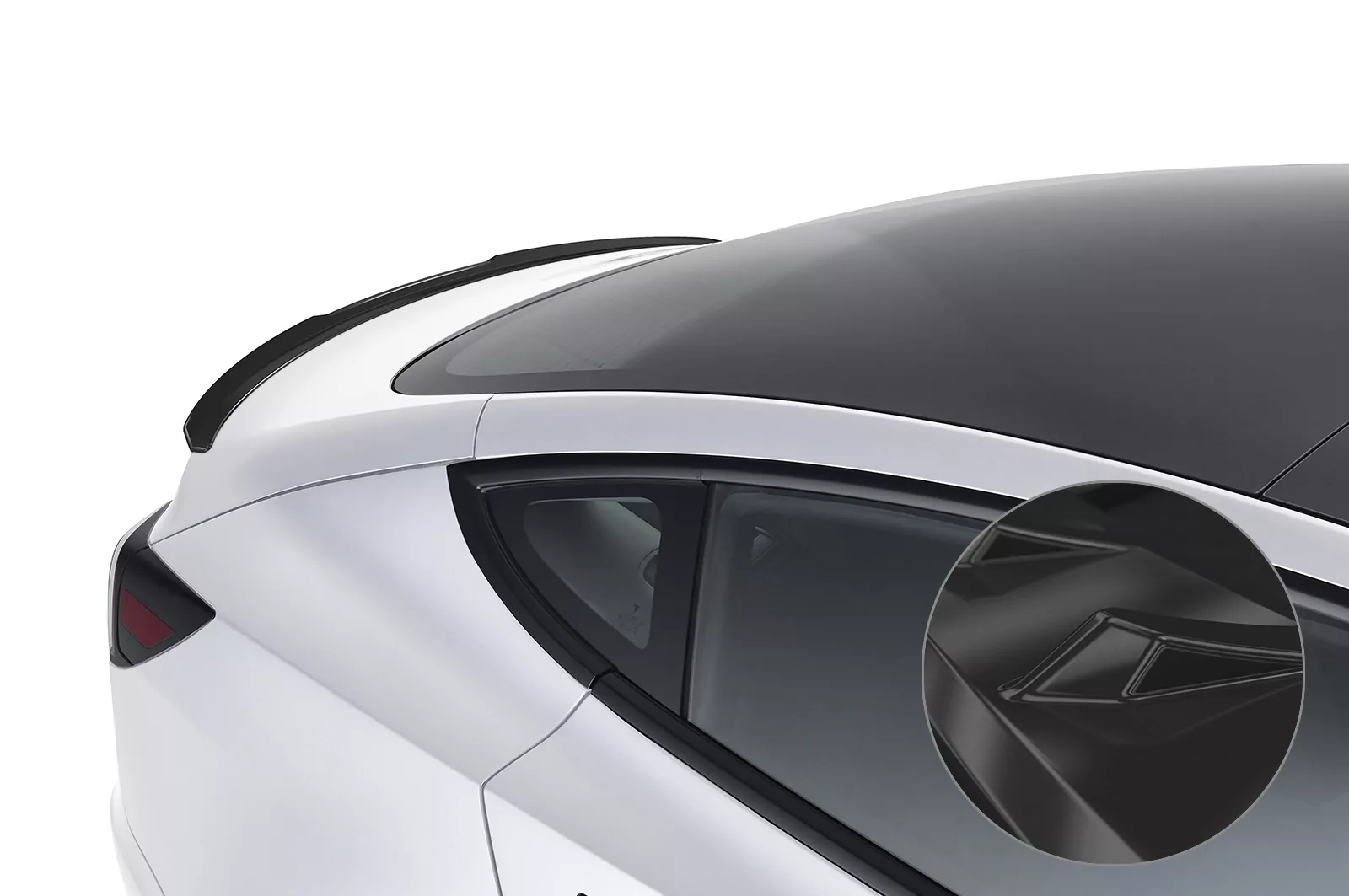 Heckflügel mit ABE für Tesla Model 3 Glossy (schwarz hochglanz)