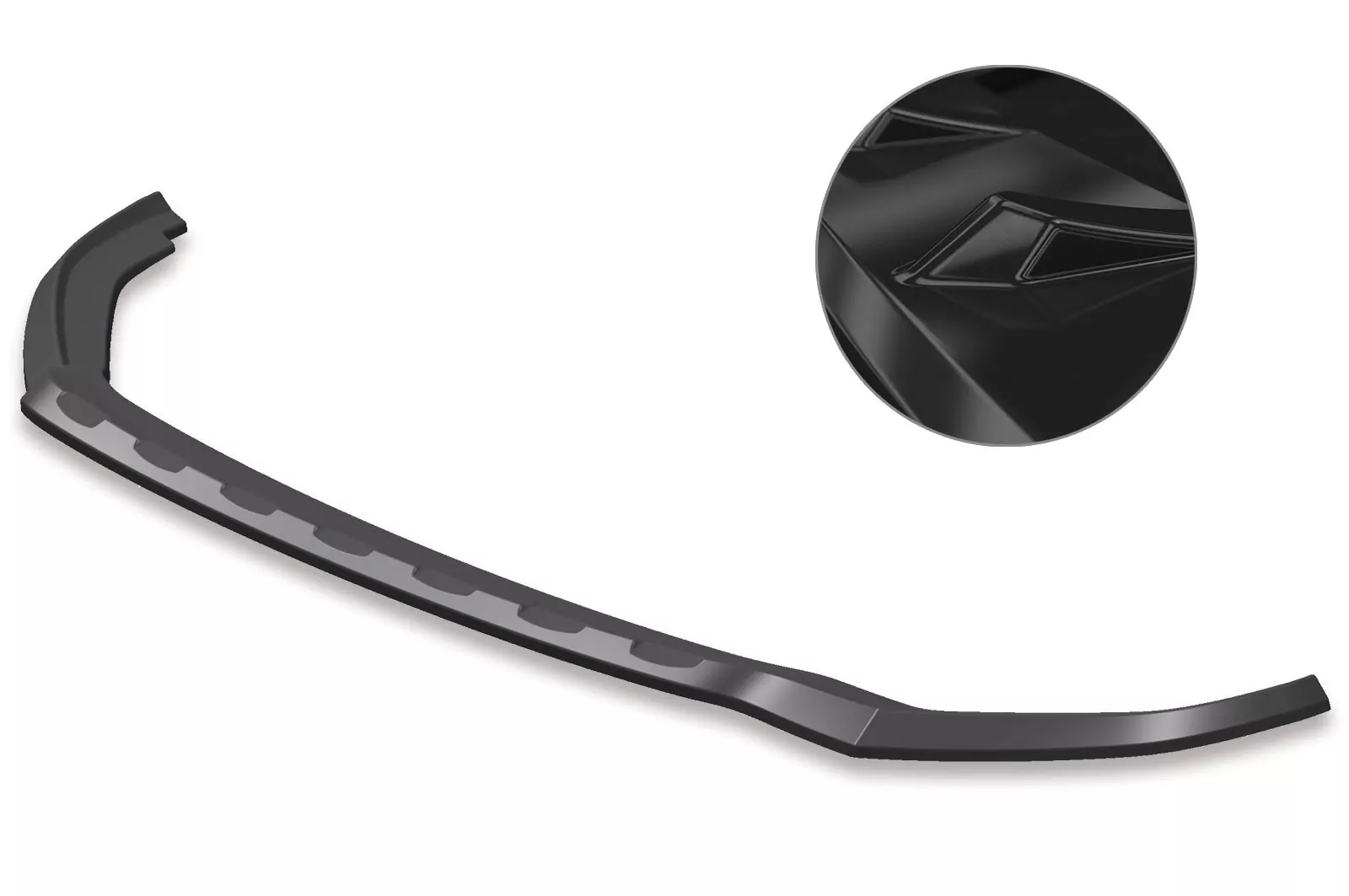 Cup-Spoilerlippe mit ABE für VW T6.1 Glossy (schwarz hochglanz)
