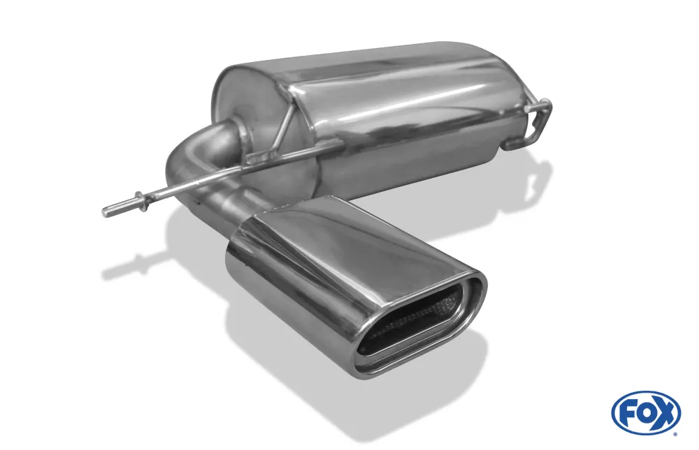 Audi Q3 quattro Diesel  Endschalldämpfer - 160x80 Typ 53