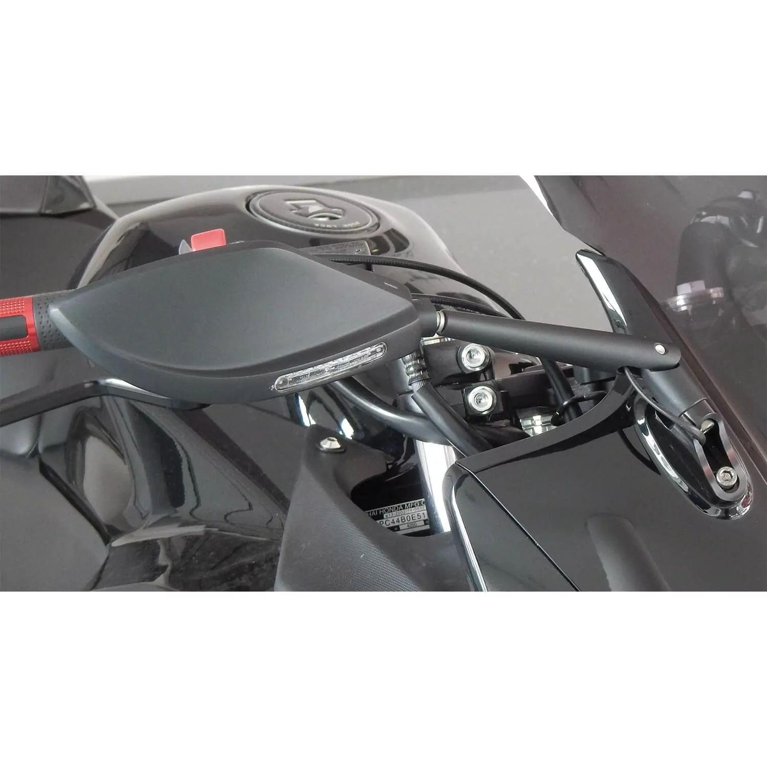 HIGHSIDER pro Verkleidungsspiegel Torezzo Schwarz Mit LED Blinker (Paar)