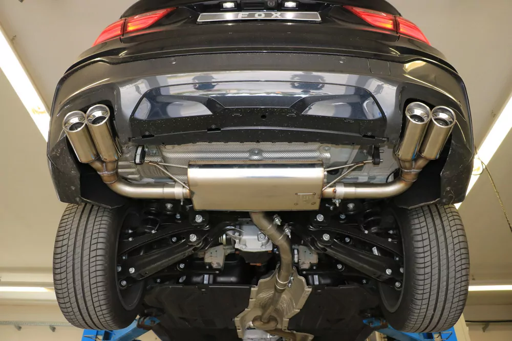 BMW X4 F26  Endschalldämpfer quer Ausgang rechts/links - 2x90 Typ 17 rechts/links