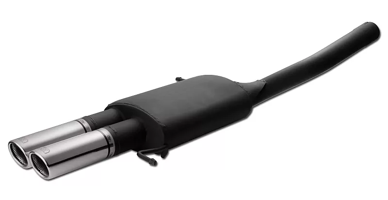 Ulter Sportauspuff für Volkswagen Passat B7 2010-2014 - 2 Endrohre Rund Ø70