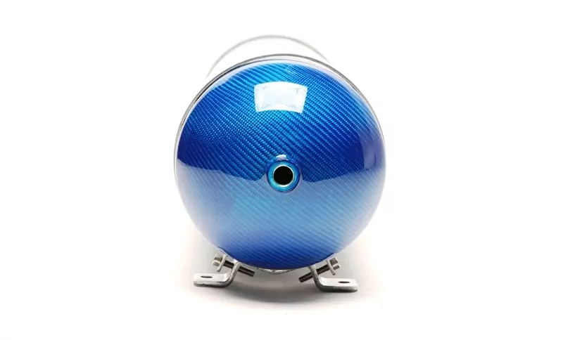 TA Technix nahtloser Lufttank 19 Liter / Lufttank blau mit echt Carbon Furnier