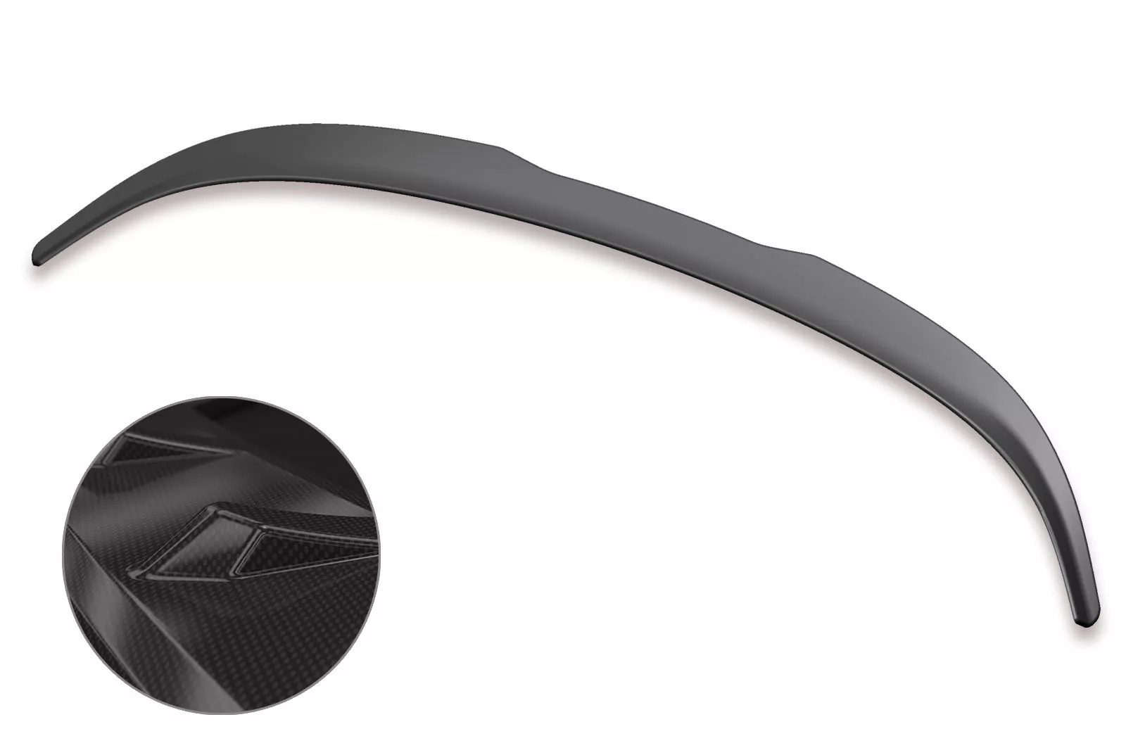 Heckflügel mit ABE für VW Scirocco III HF597-C Carbon Look Hochglanz