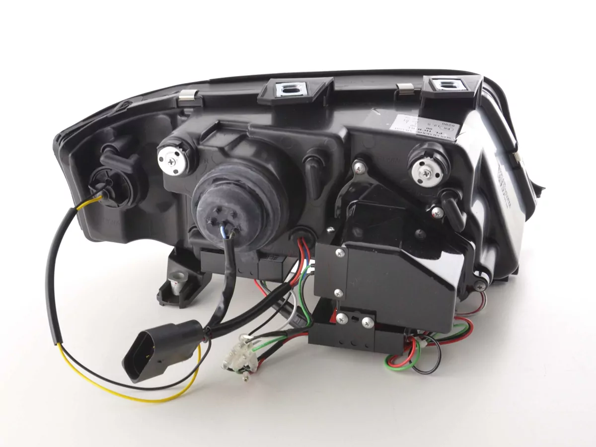 Scheinwerfer Set Daylight LED Tagfahrlicht Audi A6 Typ 4B  01-04 schwarz